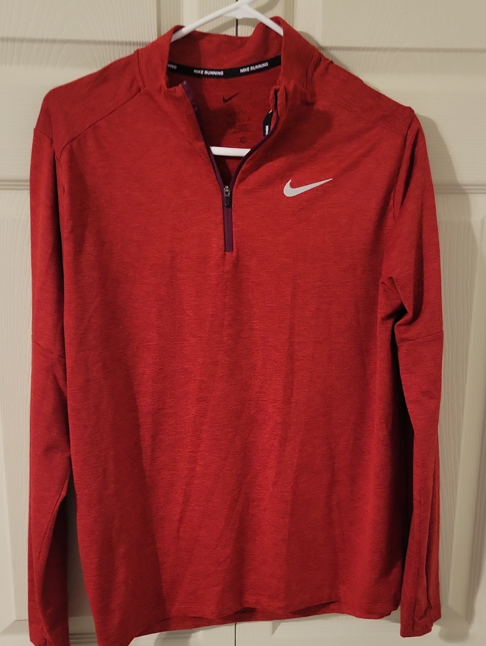 Nike Red Heather Dri-FIT Training Top